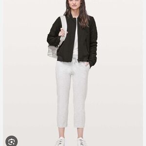 Lululemon On The Fly Crop 23" Wee Are From Space‎ Nimbus Battleship 6
